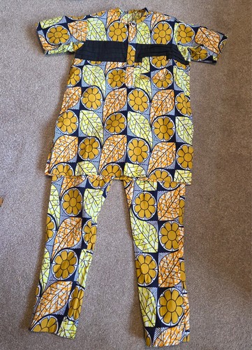 African wax print piece - print,