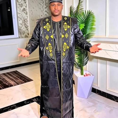 Men embroidered african - embroidered,