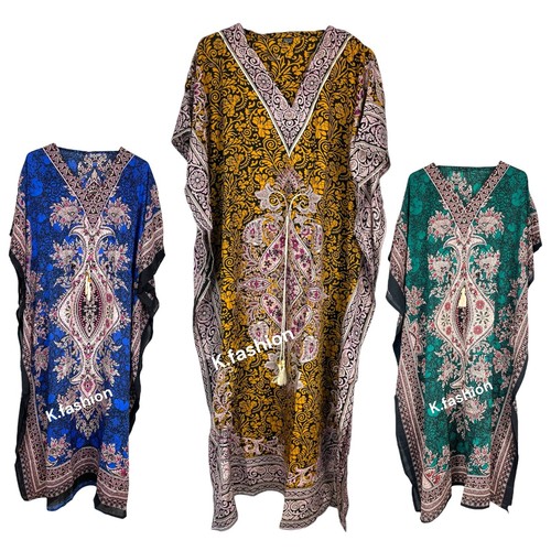 Womens dashiki kaftan - kaftan, long