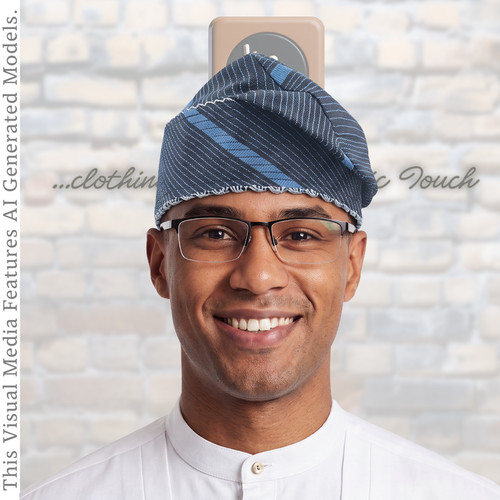 Knitted yoruba aso oke - knitted,