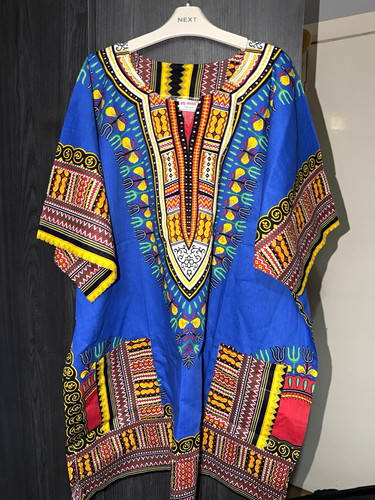 Maama blue cotton dashiki - maama,