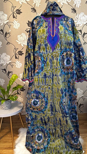 African print hooded - african,