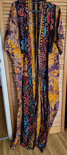 African print cotton kaftan - african,