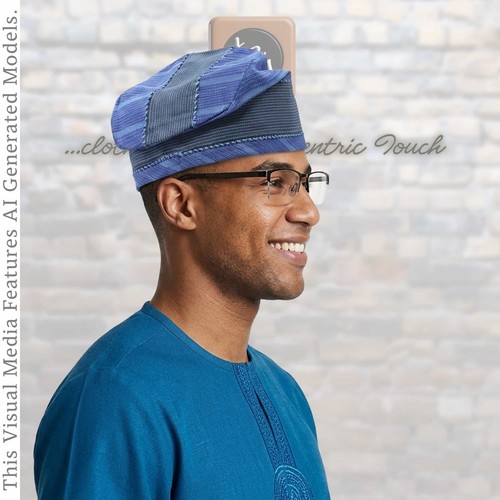 Navy blue silver - blue, striped