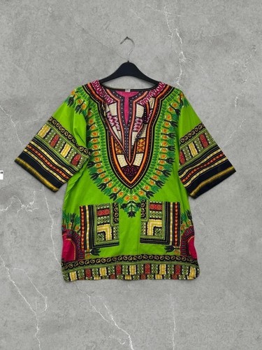Green dashiki african - african, print