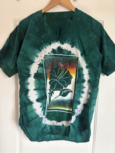 Vintage tie dye dashiki top - vintage,