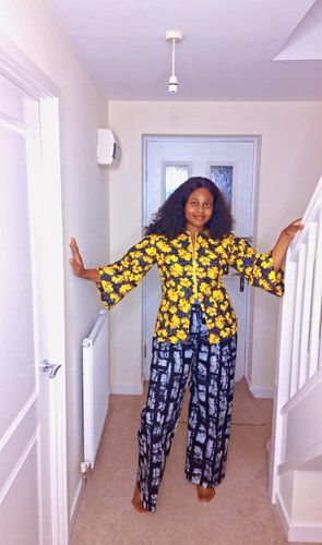Women african print 2 piece - african,