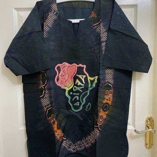 Unisex ghana adire top - top,