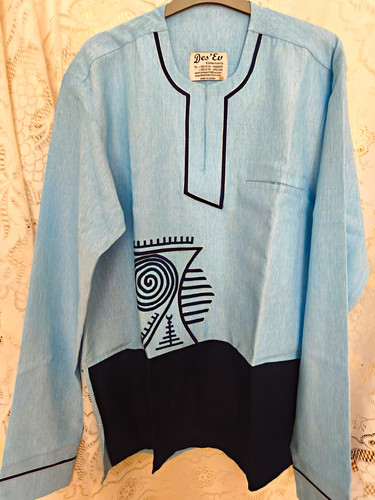 Des men blue dashiki - men's,