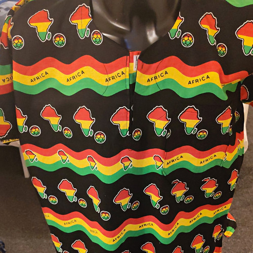 Africa print dashiki front - africa,