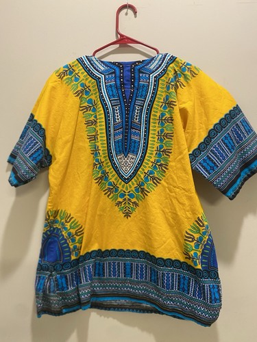 Big mama yellow dashiki tunic - big,